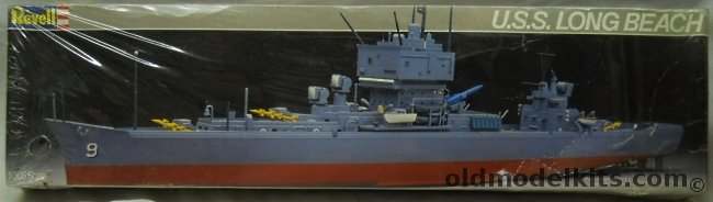 Revell 1/508 USS Long Beach Guided Missile Cruiser, 5004 plastic model kit